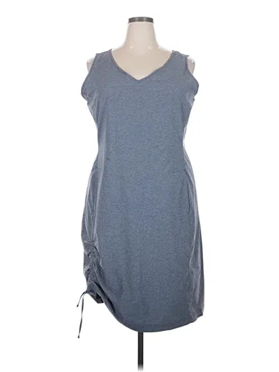 Pre-owned Columbia Casual Dress In Gray
