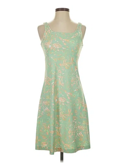 Pre-owned Columbia Casual Dress In Green