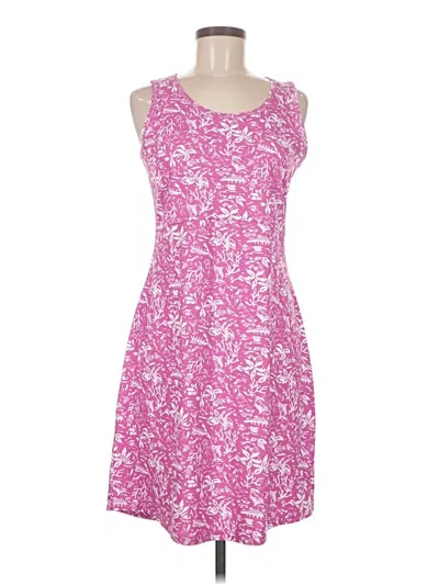 Pre-owned Columbia Casual Dress In Pink