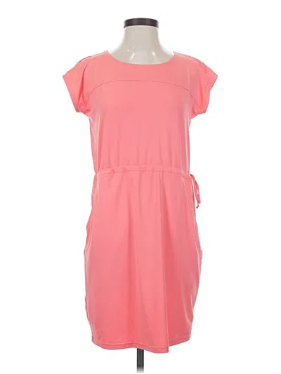 Pre-owned Columbia Casual Dress In Pink