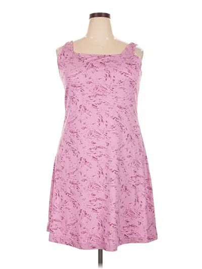 Pre-owned Columbia Casual Dress In Pink