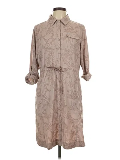 Pre-owned Columbia Casual Dress In Tan