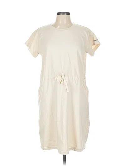 Pre-owned Columbia Casual Dress In White