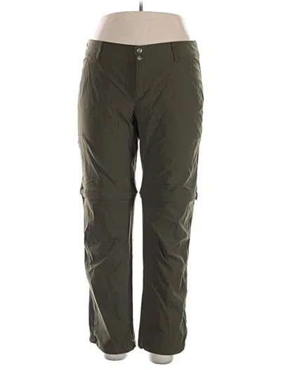 Pre-owned Columbia Casual Pants In Green