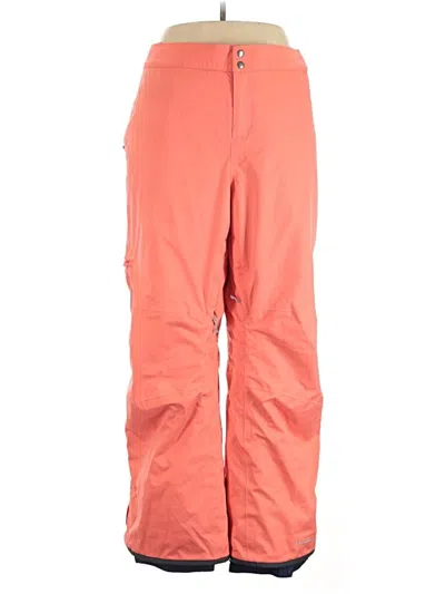 Pre-owned Columbia Casual Pants In Orange