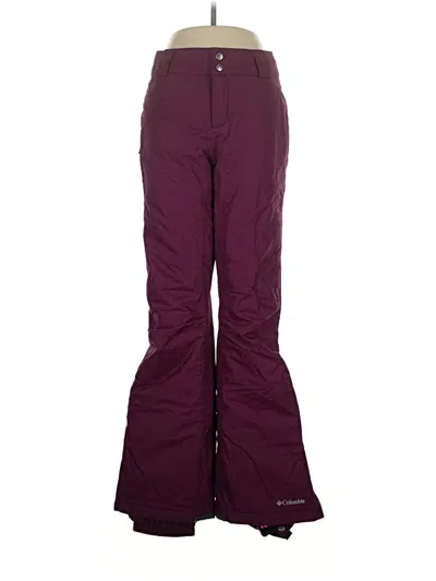 Pre-owned Columbia Casual Pants In Purple