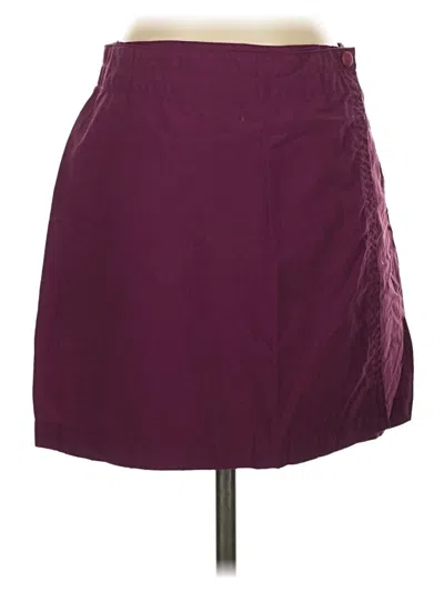 Pre-owned Columbia Casual Skirt In Burgundy