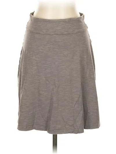 Pre-owned Columbia Casual Skirt In Gray