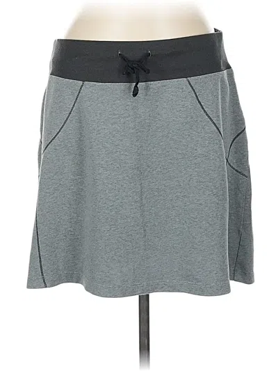 Pre-owned Columbia Casual Skirt In Gray