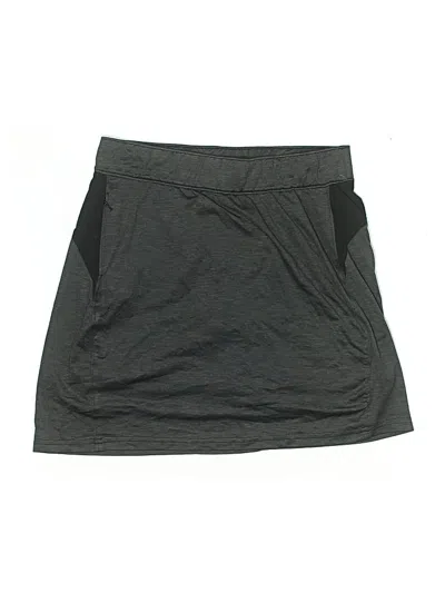 Pre-owned Columbia Casual Skirt In Gray