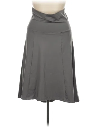 Pre-owned Columbia Casual Skirt In Gray