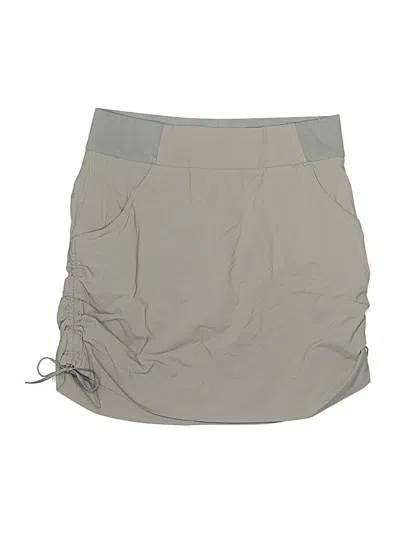 Pre-owned Columbia Casual Skirt In Gray