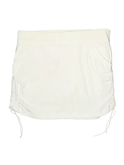 Pre-owned Columbia Casual Skirt In Ivory