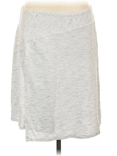 Pre-owned Columbia Casual Skirt In Silver