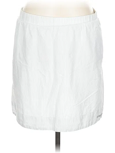 Pre-owned Columbia Casual Skirt In White