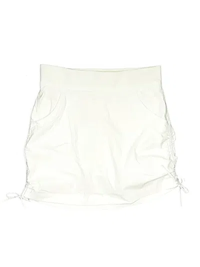Pre-owned Columbia Casual Skirt In White