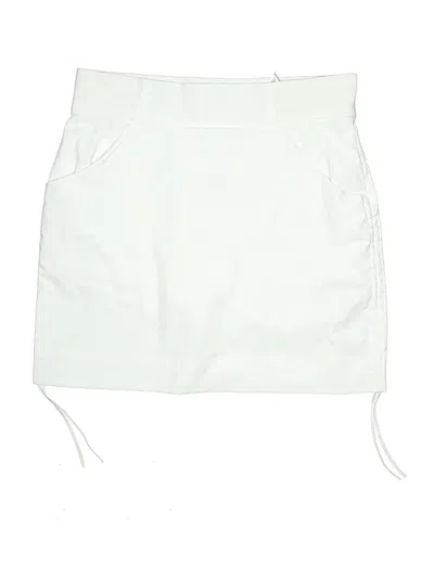 Pre-owned Columbia Casual Skirt In White