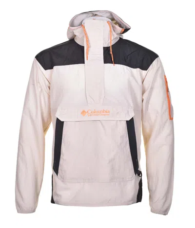 Columbia Challanger Windbreaker Anorak Dark Stone In Black