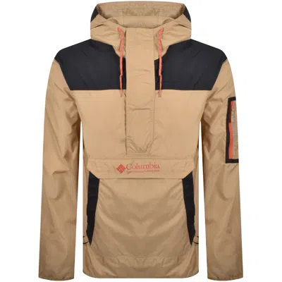 Columbia Challenger Windbreaker Jacket Beige In Nude