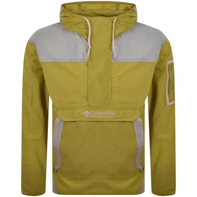 Columbia Challenger Windbreaker Jacket Green In Multi