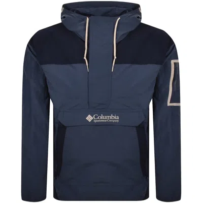 Columbia Challenger Windbreaker Jacket Navy In Multi