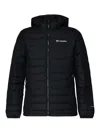 Columbia Quilted Hooded Jacket In Black