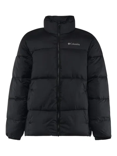 COLUMBIA CHEST-LOGO PADDED JACKET