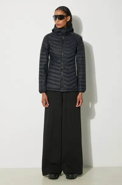 Columbia Chevron-quilted Hooded Jacket In Black