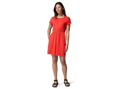 Columbia Chill Rivertm Short Sleeve Dress In Orange