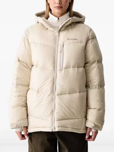 Columbia Cloudview™ Hooded Down Jacket In Neutral