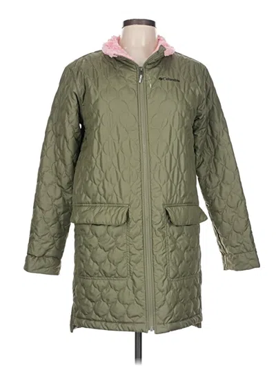 Pre-owned Columbia Coat In Green