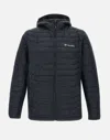 Columbia Powder Pass Hybrid Jacket In Black