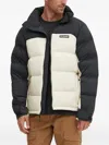 Columbia Color-block Puffer Jacket In Black