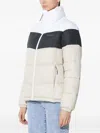 Columbia Colour-block Puffer Jacket In Neutral