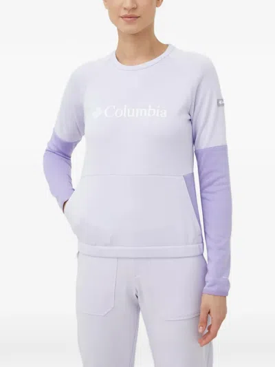 Columbia Colourblock Long-sleeve Top In Purple