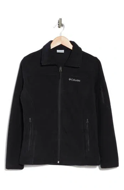 Columbia Cool Intervention Microfleece Jacket In Black