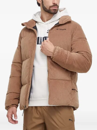 Columbia Corduroy Quilted Jacket In Brown