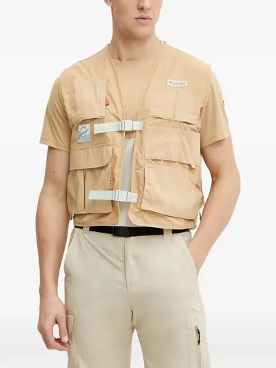 Columbia Covemulti-pocket Belted Jacket In Neutral