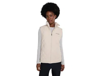 Columbia Cozy Summit Lined Vest Women's Coat Dark Stone: Xs In Black