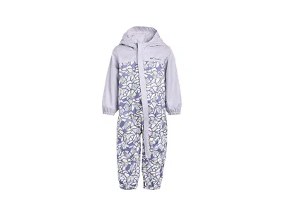 Columbia Critter Jitters Iii Rain Suit (infant) Kid's Clothing Stormwatch Fly High/lavender Pearl : 6-12 Mont In Blue