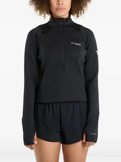 Columbia Crystal Leaf™ Omni-heat™ Helix Half-zip Jersey In Black