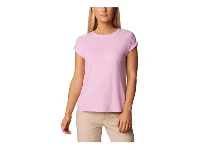 Columbia Crystal Pinetm Tee Women's Clothing Cosmos: Xs In Animal Print