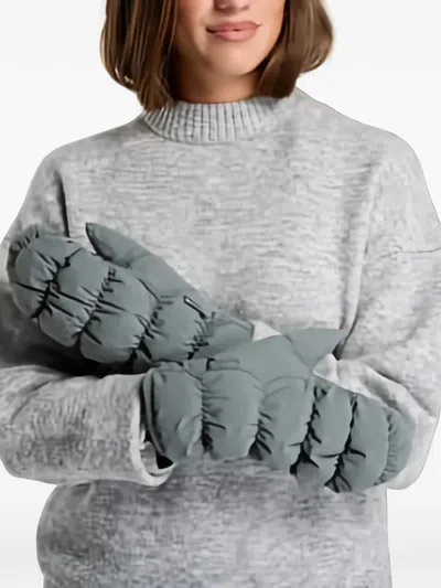 Columbia Csc Luxe™ Quilted Mittens In Gray