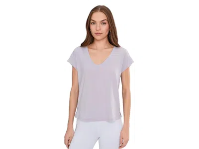 Columbia Daniela Falls V-neck Short Sleeve T-shirts In Purple