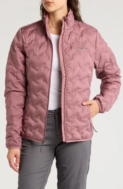 Columbia Delta Ridge Ii 650-fill Power Down Jacket In Fig
