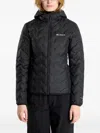 Columbia Delta Ridge Ii Hooded Puffer Jacket In Black