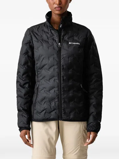 Columbia Delta Ridge™ Ii Quilted Logo-print Jacket In Black