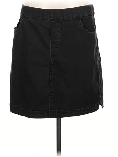 Pre-owned Columbia Denim Skirt In Black