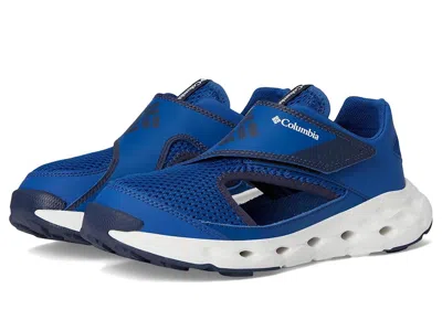 Columbia Drainmaker Xtr Shandal (toddler/little Kid/big Kid) Kid's Shoes Mountain Blue/white : 9 Toddler M, S
