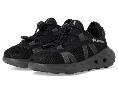 Columbia Drainmakertm Xtr (toddler/little Kid/big Kid) Kid's Shoes Black/pure Silver : 7 Big Kid M, Textile